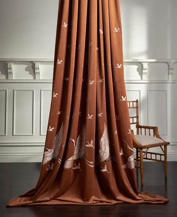 Fon Perde - Crane Orange
